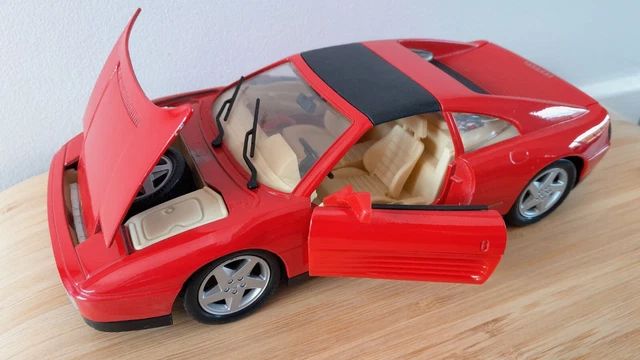 Miniature Maisto 1/18 - Ferrari 348 TS Cabriolet Rouge - Collection
