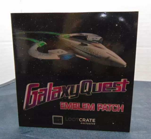 QMX Galaxy Quest Licensed Emblem Uniform Patch 1:1 Scale Replica Star Trek NEW