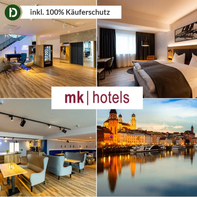 3 Tage Kurzurlaub in Niederbayern im MK Hotel Passau mit Frühstück