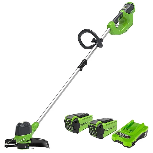 Produktbild von Freischneider Mit 2x 3 0 Ah Akku Garten Rasentrimmer Mit Akku - Freischneider Für Garten Mit Zubehör Gardena Kompatibel Unkrautbürste