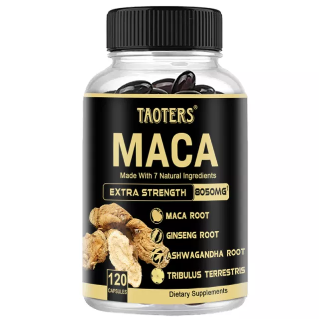 ESTRATTO DI MACA capsule - ALTE DOSI Natural Testosterone & Hormon Booster 2