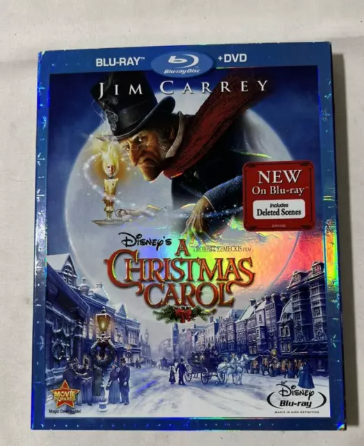 New Disneys A Christmas Carol Blu Raydvd Brand New Jim Carrey