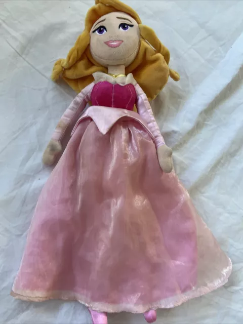Disneystore Princess Aurora Sleeping Beauty soft plush doll