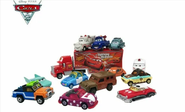 Disney Pixar Cars Lot McQueen King Piston Cup 1:55 Diecast Model Car Toys Gift 2