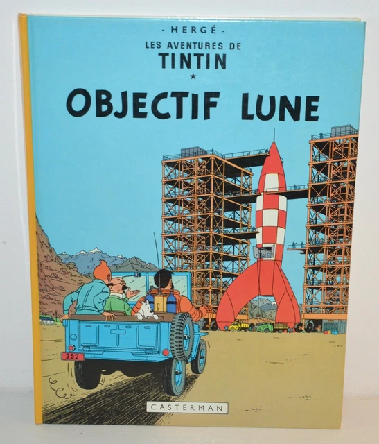 Tintin - 3 Aventures - Vol. 5 : Objectif Lune + On A Marché Sur