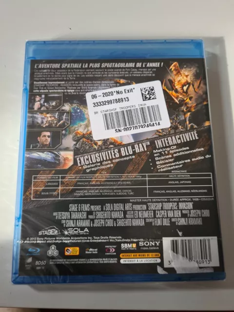 Blu-ray Neuf SOUS BLISTER - Starship Troopers: Invasion 2