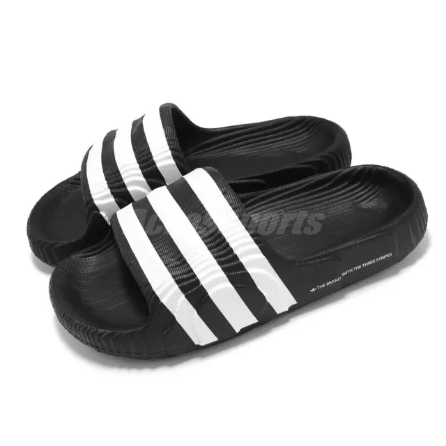 adidas Adilette 22 Core Black Footwear White Men Unisex Slip On Sandal IF3670
