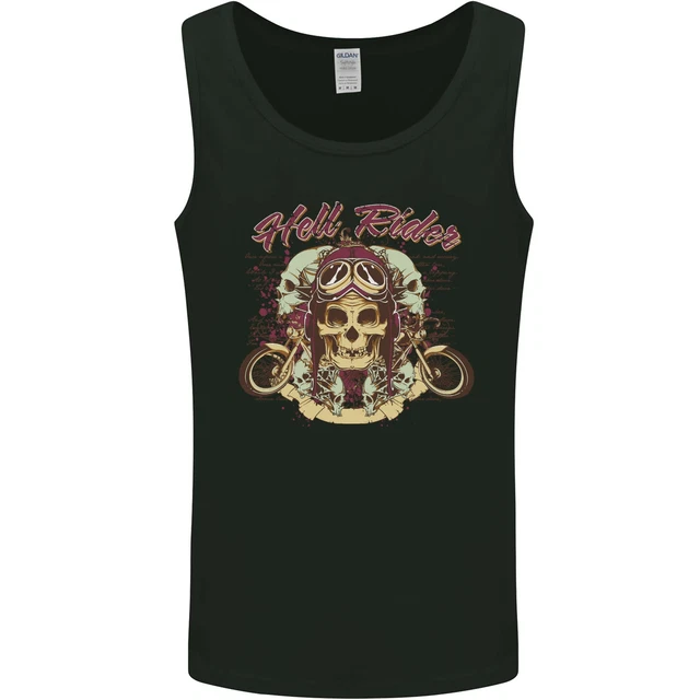 Gilet Hell Riders Moto Moto Biker Uomo Serbatoio