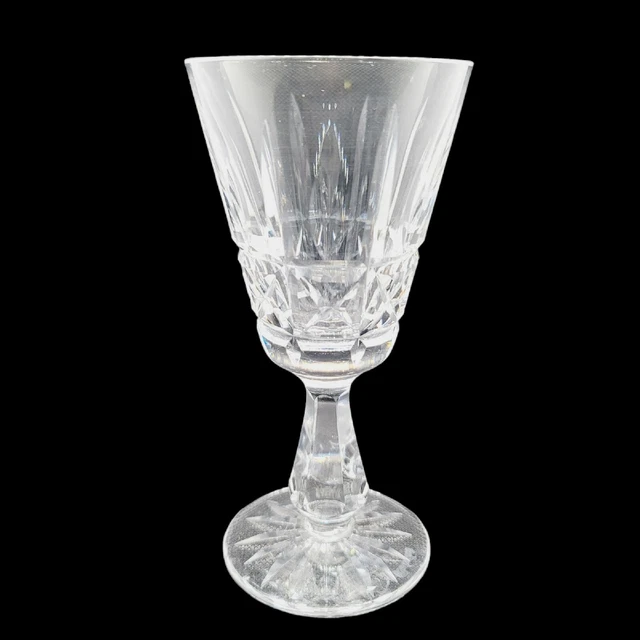 Waterford Kylemore Crystal White Wine Goblet Ireland 5.5" Tall