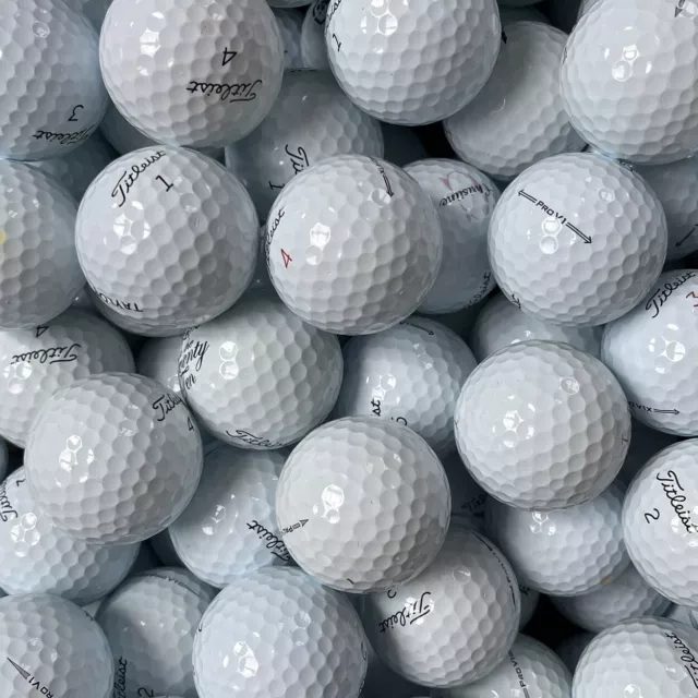 12♻️ TITLEIST PRO V1 Golf Balls PEARL / GRADE A 🚚Free Royal Mail Tracked 48