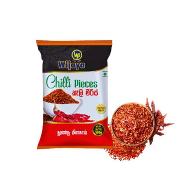 Ceylon Dried Red Chili Pieces Organic Spice Premium Quality Hygienic Food 50g