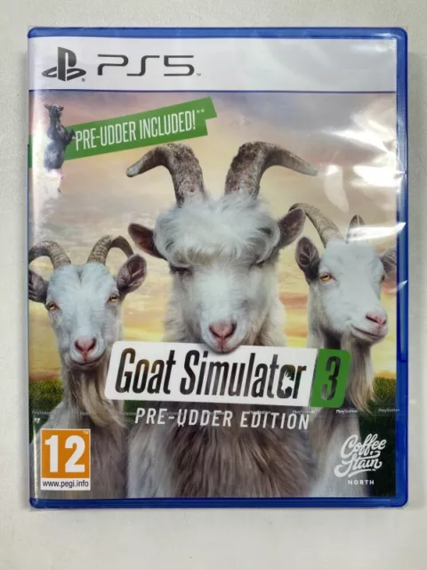 Goat Simulator 3 Pre-Udder Edition Ps5 Uk New (En/Fr/Es/De/It)