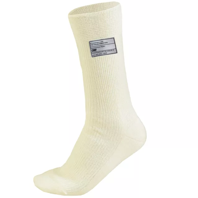 OMP First Calf Length Nomex Socks - FIA 8856-2018 Approved (Motorsport / Race)