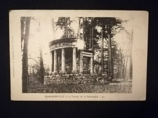 CPA 60 ERMENONVILLE - Le Temple de la Philosophie
