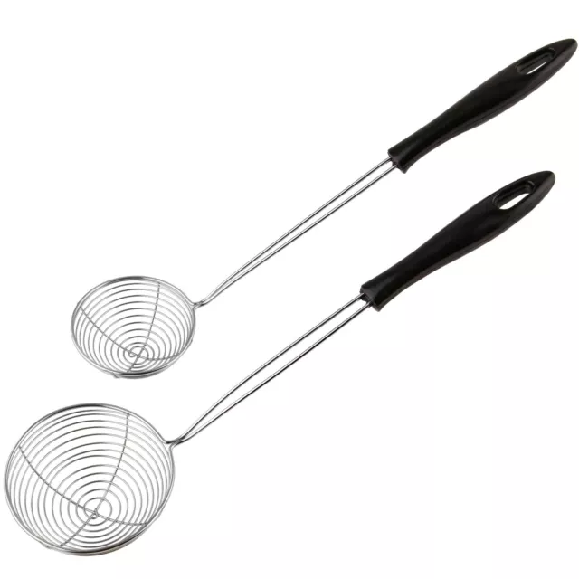 New 2pcs Hot Pot Strainer Scoops Kitchen Tool Skimmer Colander Cooking Accessory