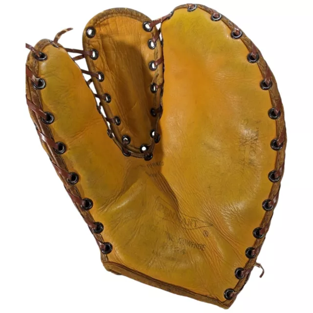 Gil Hodges Baseball Glove Pennant Mitt Model Vintage Denkert USA Cowhide