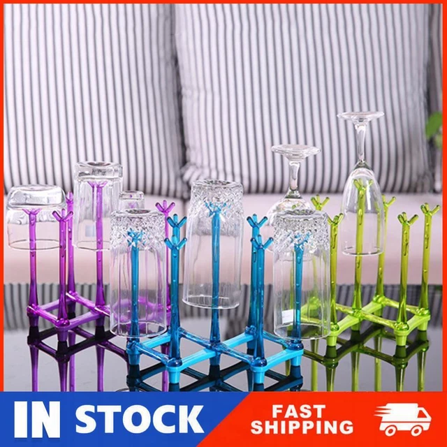 Practical Bottle Drying Holder Space Saving Cup Holder Rack for Glasses Cups Mug