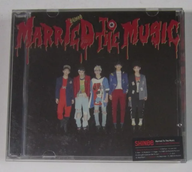 SHINee – Married to the Music CD USED - PhotoBook No Trading Card