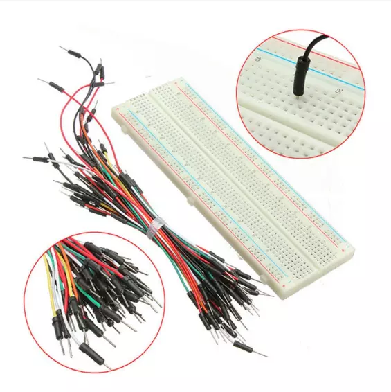 DIY KIT Protoboard Prototype Breadboard MB102 Module + Breadboard + Jumper Cable 2