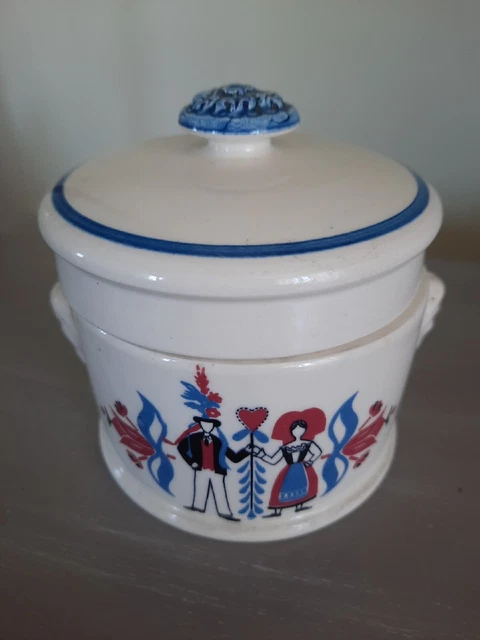 Pot a foie gras faience SARREGUEMINES Modèle Ribeauville