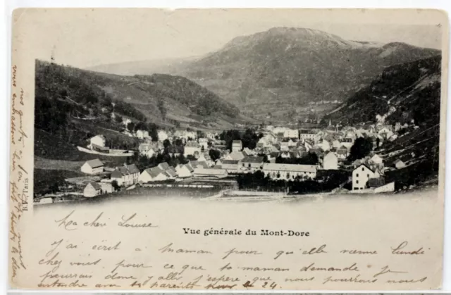 Le Mont Dore   France Carte Postale Cpa  Postcard  7310