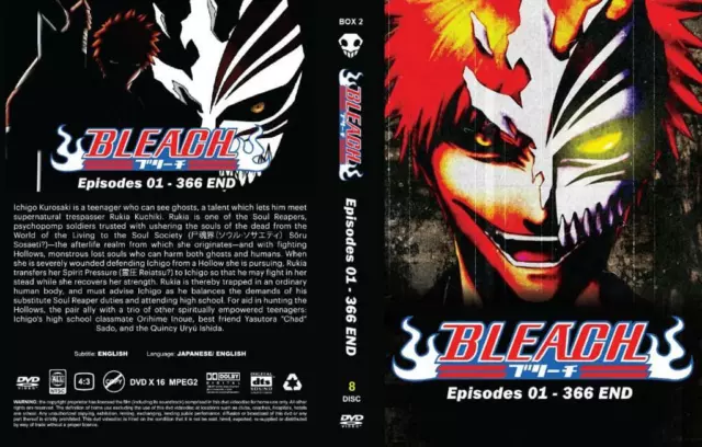 Bleach - Complete Tv Series Dvd (1-366 Eps+Thousand-Year Blood War) Ship From Us 3