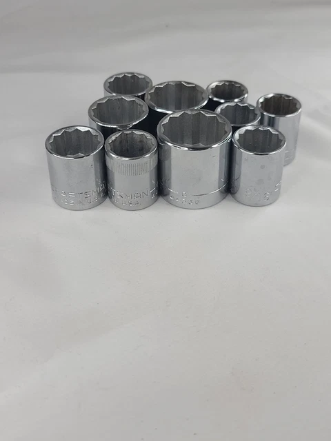 MADE in USA - Craftsman sockets 3/8 Dr   SAE/METRIC  Shallow - Pick n Mix!