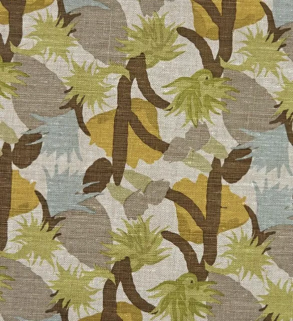 Christopher Farr Cloth Cactus Flower Fabric BTY