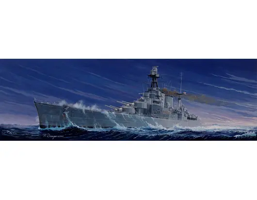 Trumpeter 1/350 HMS HOOD Plastic Model Kit [05302]