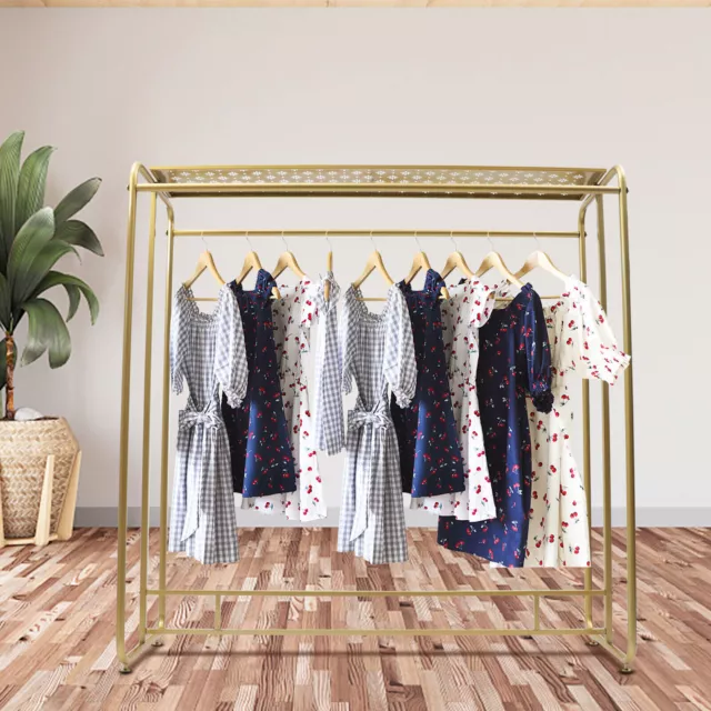 Metal Clothing Rack For Boutique Garment Display Rack Heavy Duty Coat Hanger