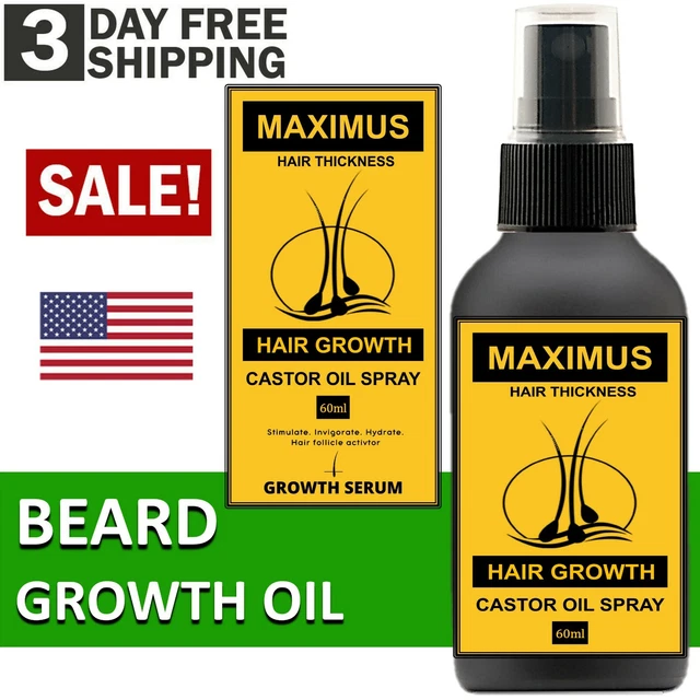 BEARD GROWTH OIL Serum Fast Growing Beard Mustache Facial Hair Grooming