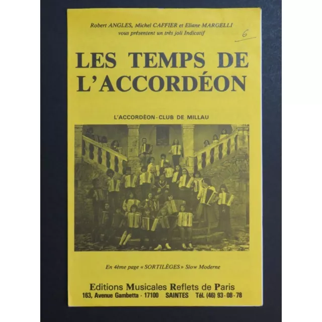 Le Temps de l'Accordéon E. Margelli Piano ou Accordéon