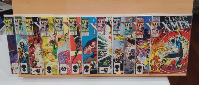 1986 Marvel X-Men Classic #5-15, 18 F/VF 7.0 Avg (12 Comic LOT)