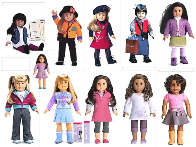 1995-2015 AMERICAN GIRL 18" Doll MEET OUTFIT COMPLETERS: TRULY ME, JUST LIKE YOU