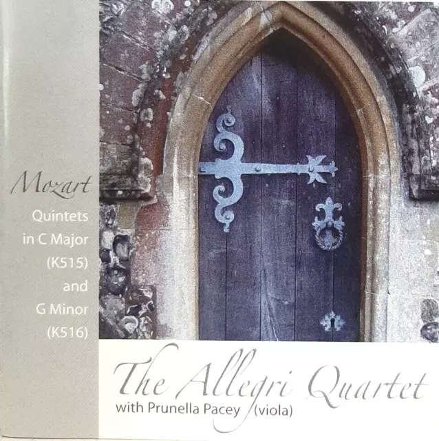 MOZART: QUINTETS IN C MAJOR & G MINOR - Allegri Quartet, Prunella Pacey - CD