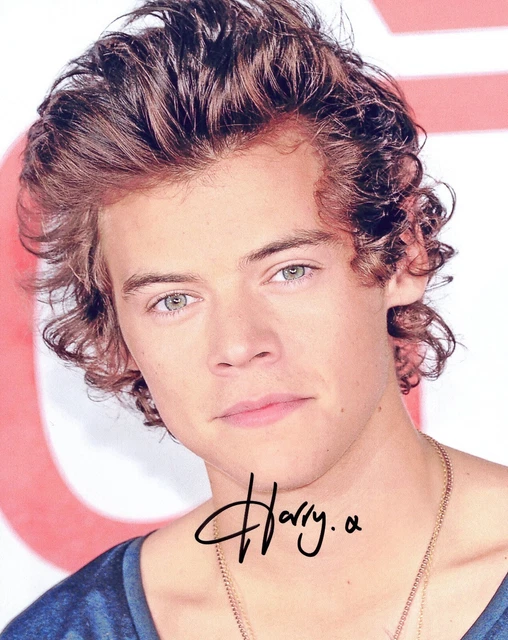 A fantastic 10x8 Autographed Photo of Harry Styles & CoA