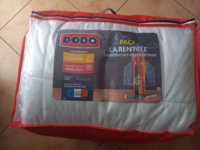 Pack Couette 260 X 240 Et 2 Oreiller 60/60 DODO NEUF