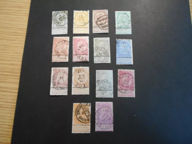 Belgium 1893 set - catalogue £147  - Ref BX20
