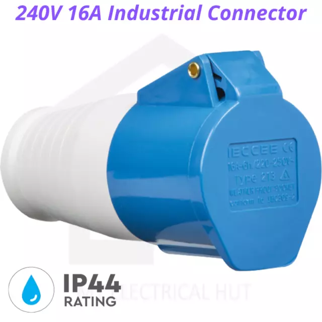 110V - 415V 16A - 32A Industrial Plug & Sockets Connectors IP44 Red Blue Yellow