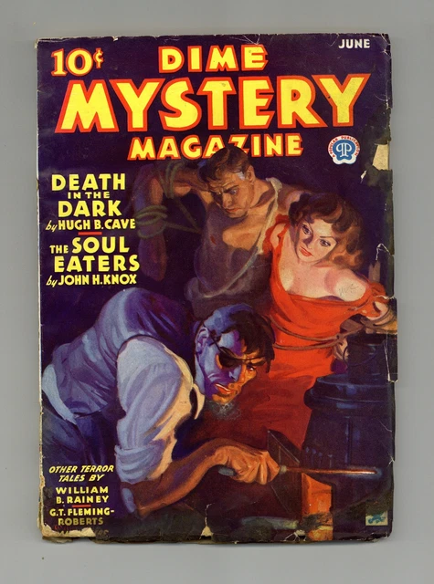 Dime Mystery Magazine Pulp Jun 1934 Vol. 5 #3 GD