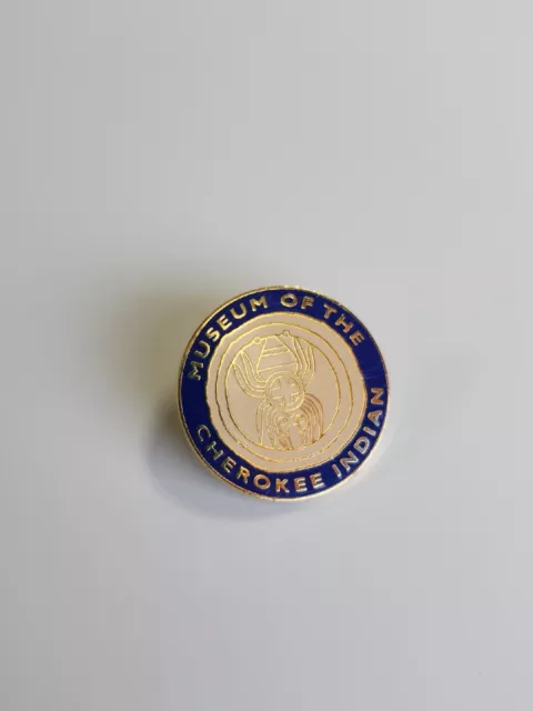 Museum of the Cherokee Indian Travel Souvenir Lapel Pin North Carolina