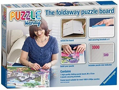 Puzzle Board Storage Handy Accessory Suitable For Jigsaws Up To 1000 Pieces Gift