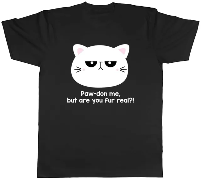 Mens T Shirt Funny Cat Paw-Don Me Kitten Pet Unisex Tee Gift
