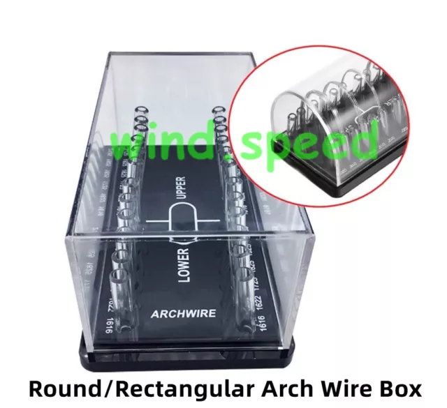 Dental Orthodontic Arch Wire Holder Organizer Storage Box Super Round/Rect Wires