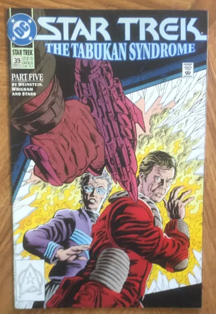 STAR TREK: THE TABUKAN SYNDROME DC Comics #39 November 1992