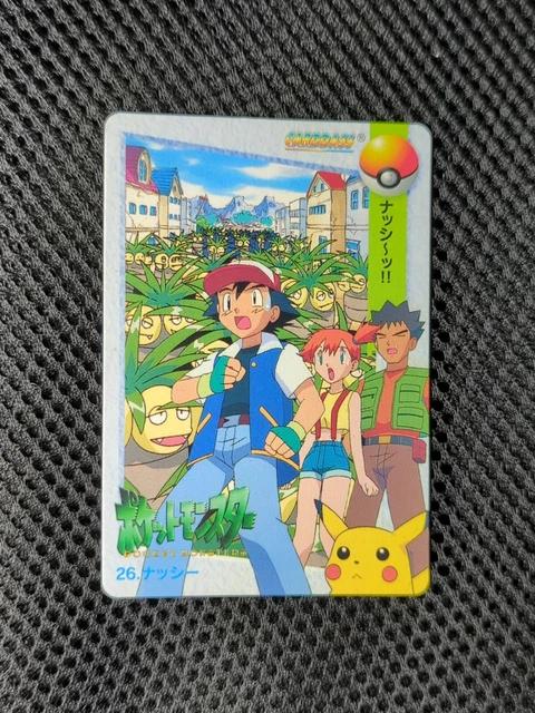 Ash Misty Carddass bandai Pokemon Card - Japanese - movie 26 light play