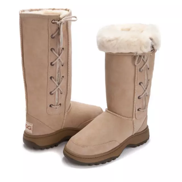 MEN'S OUTDOOR LACE Up Tall Australian Ugg Boots £155.75 - PicClick UK