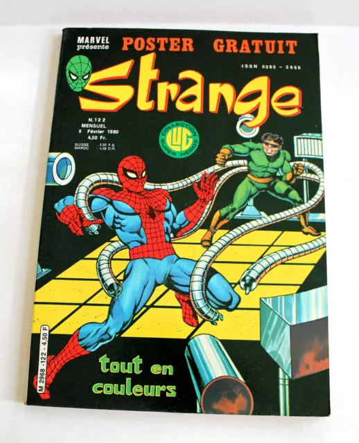 Rare! Marvel - Strange N°122: 5 Fevrier 1980 Super-Heros - Edition Originale Lug