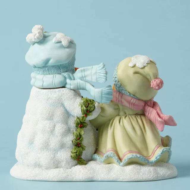 Cherished Teddies 'Friends Know How To Warm Your Heart' Bear w/ Snowman 4053477 2