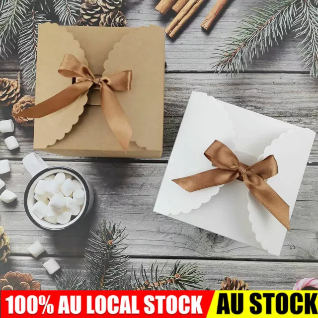 10 Pcs Kraft Paper Small Gift Boxes Wedding Favour Chocolate Box Candy Boxes